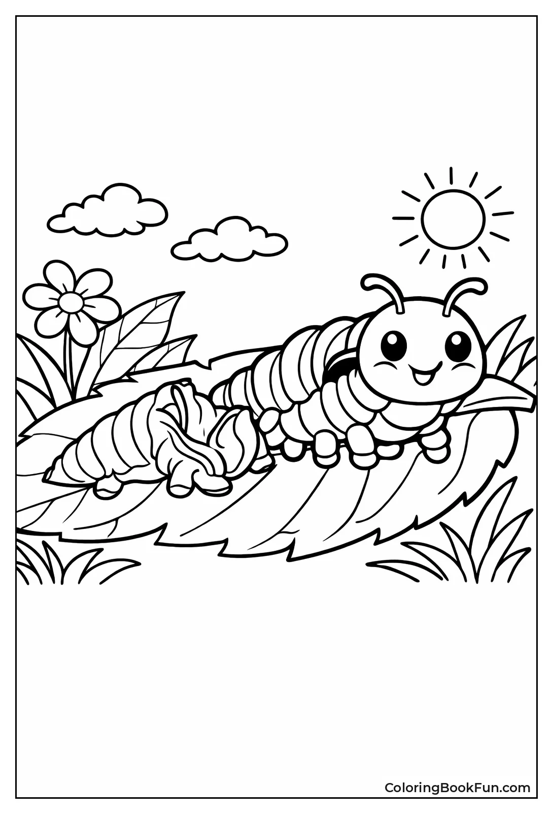 Caterpillar Sheds Old Skin