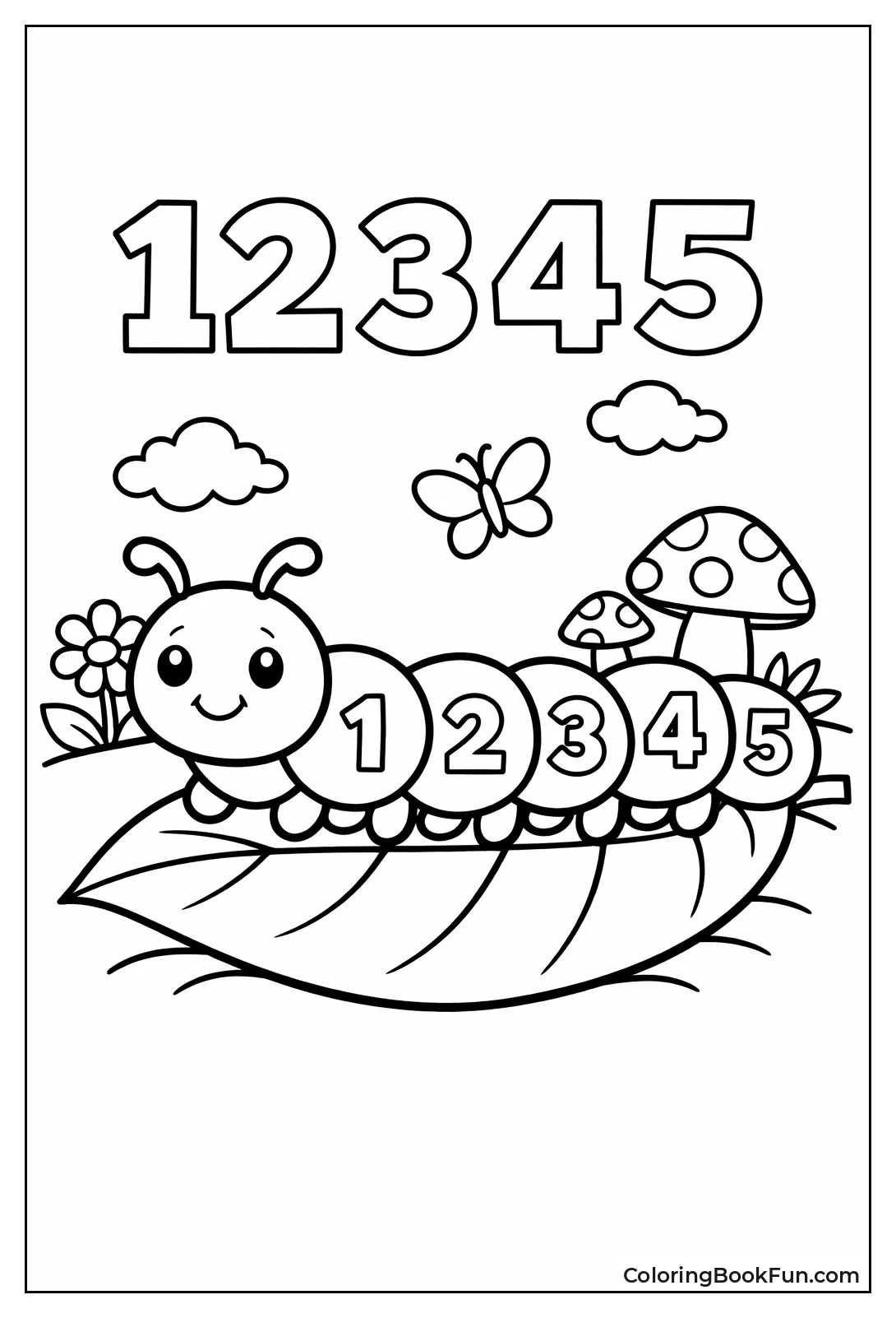 Numbered Caterpillar Counts Segments