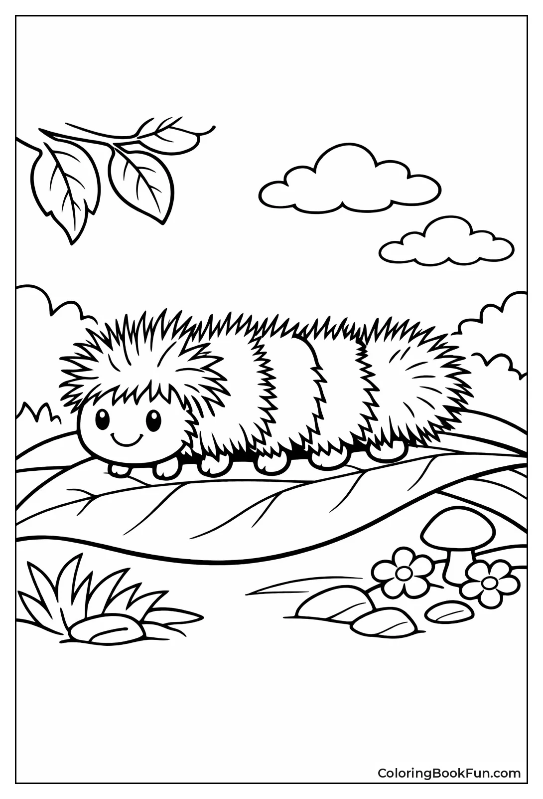 Fuzzy Woolly Bear Walks