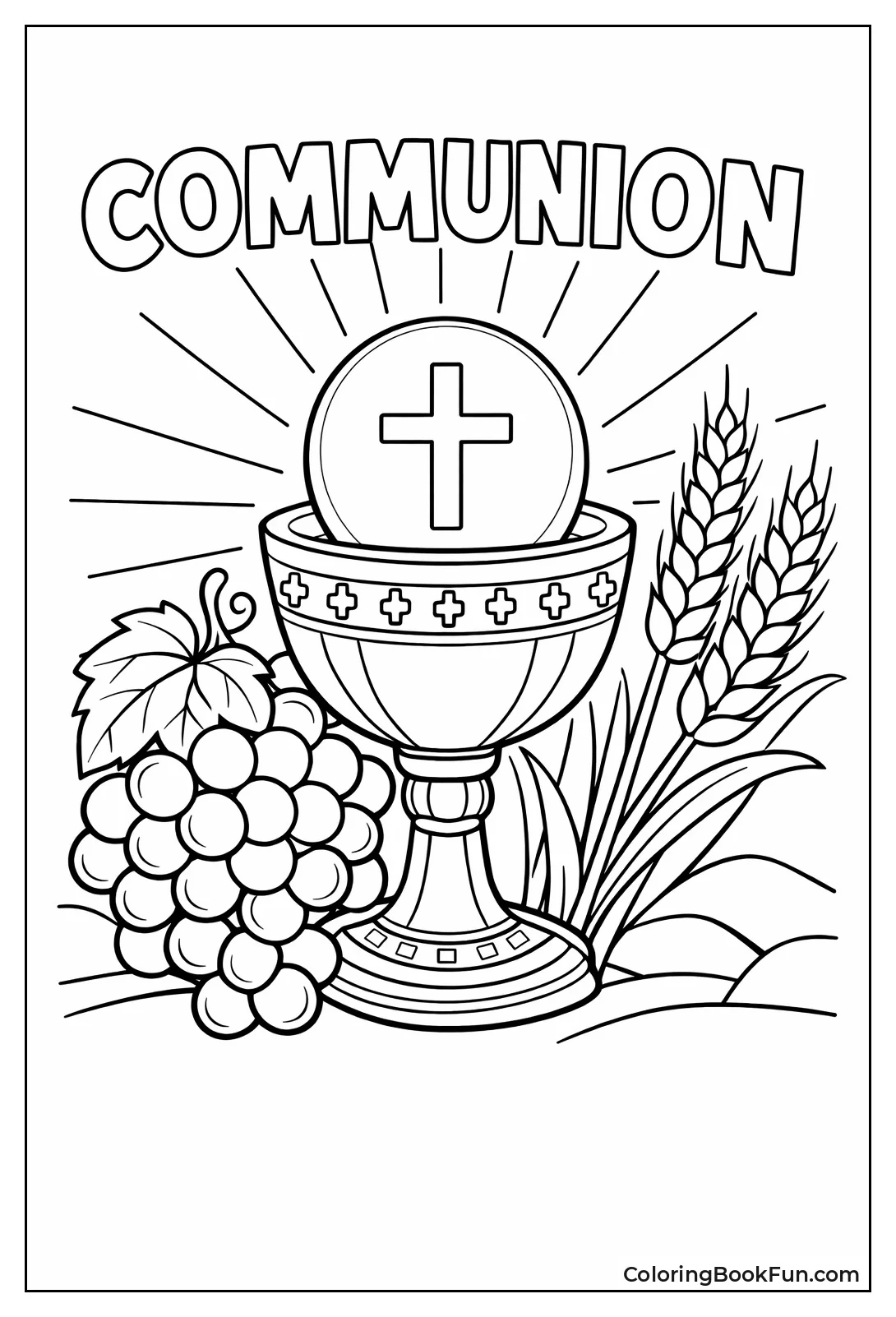 First Communion Chalice Host