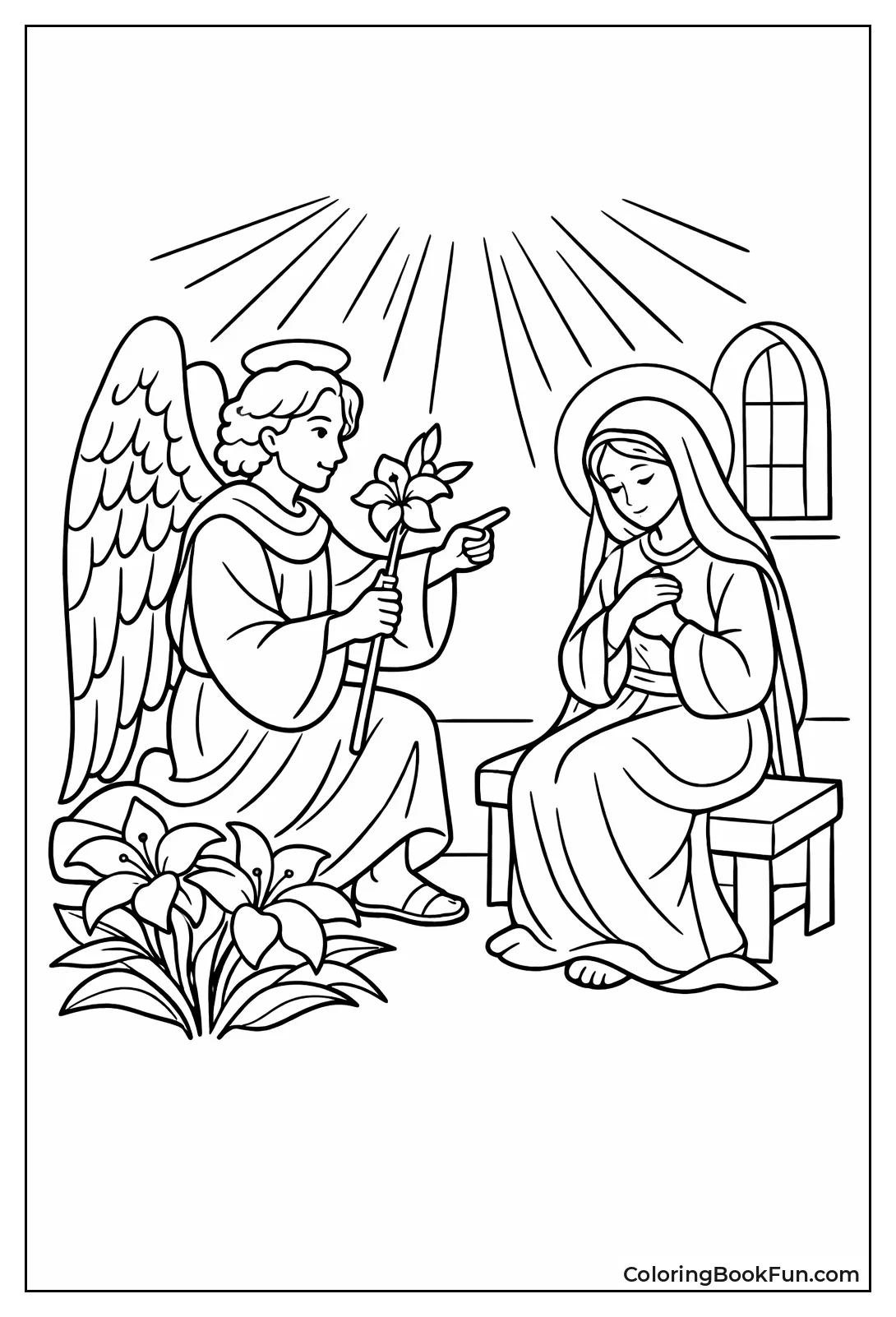 Angel Tells Mary News