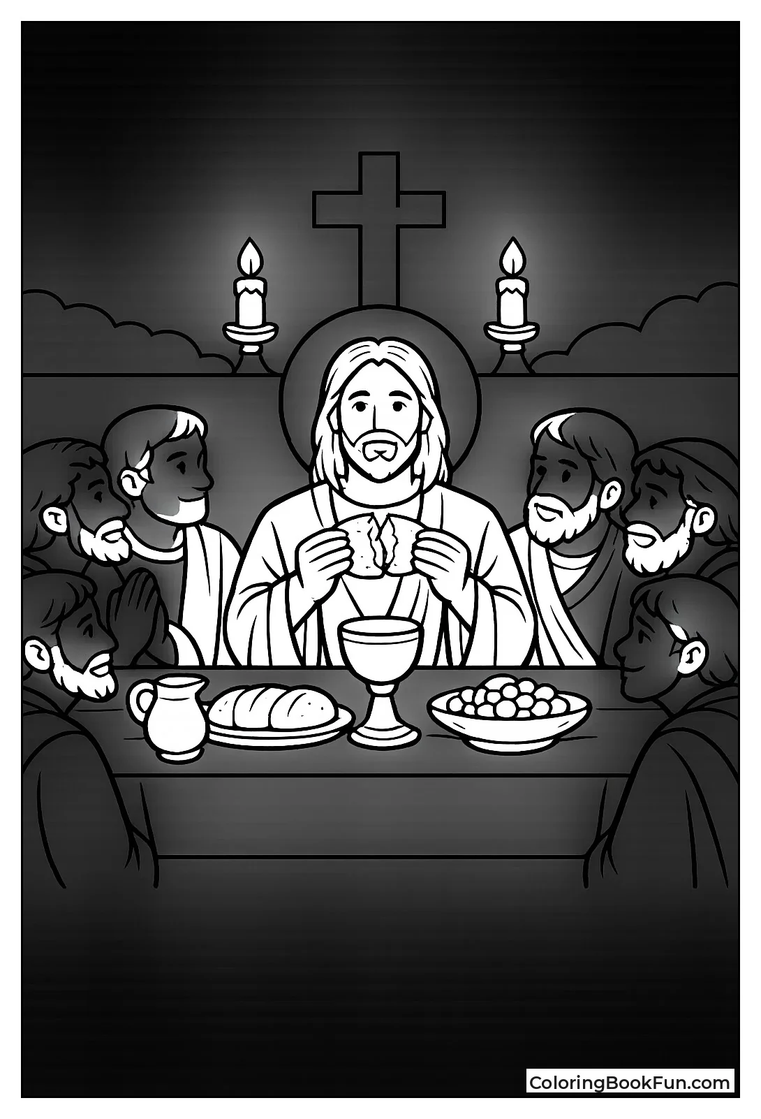 Jesus Shares Last Supper