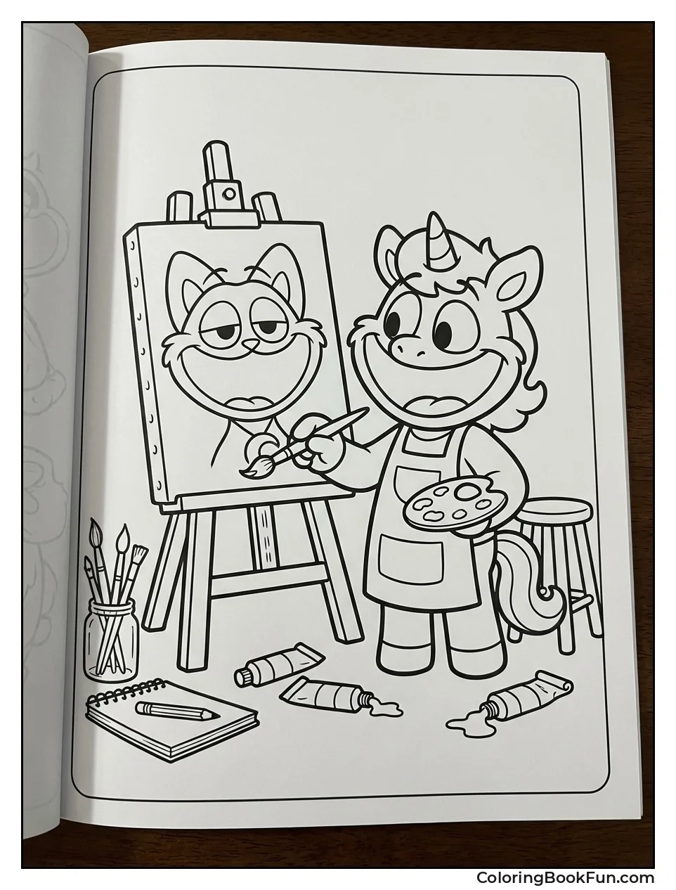 CraftyCorn Paints CatNap