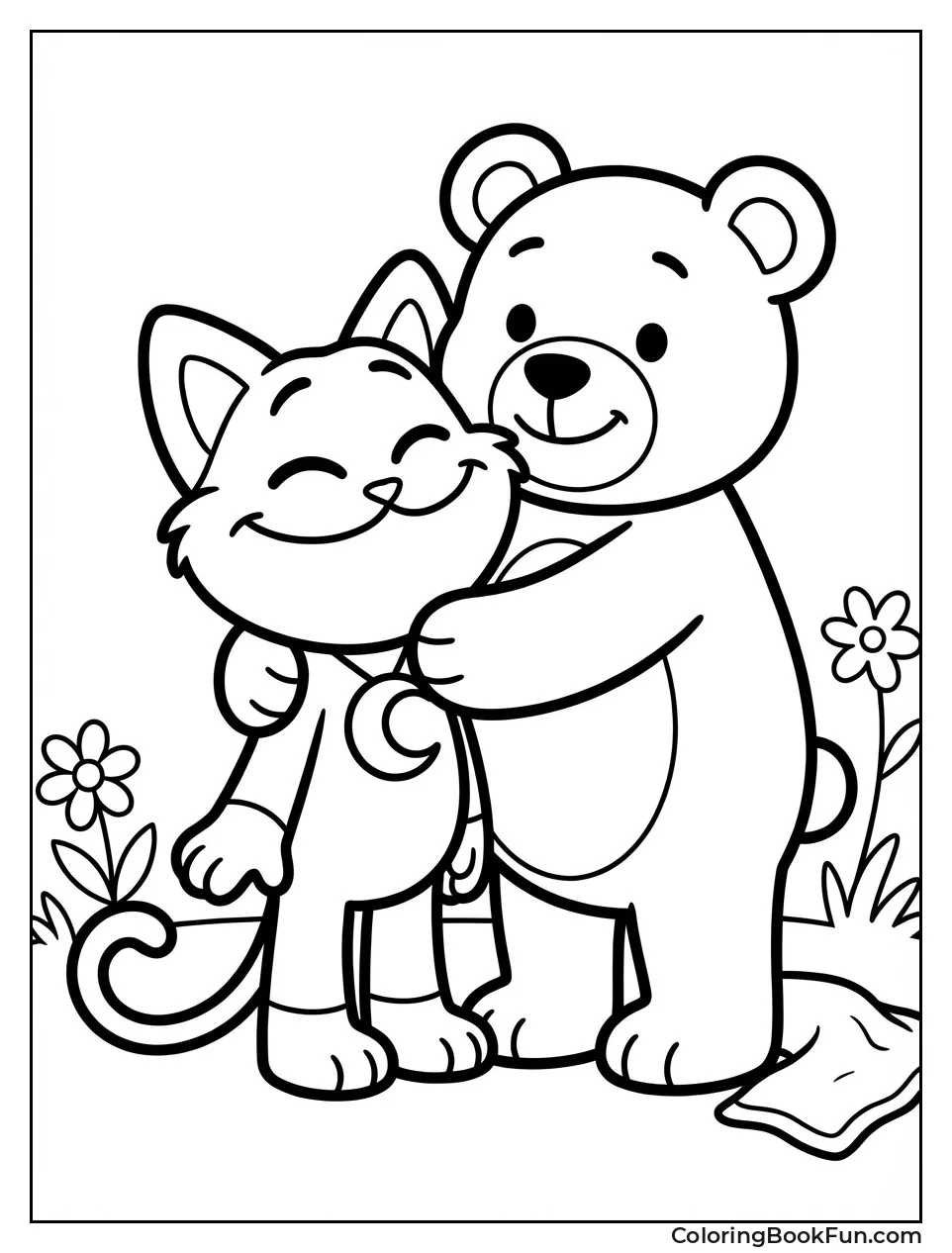 Bobby BearHug Hugs CatNap