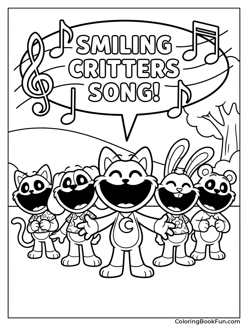 Critters Sing Cartoon Song