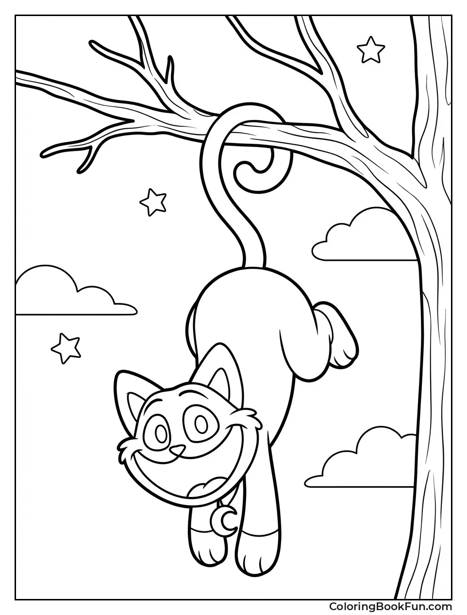 CatNap Hangs by Tail