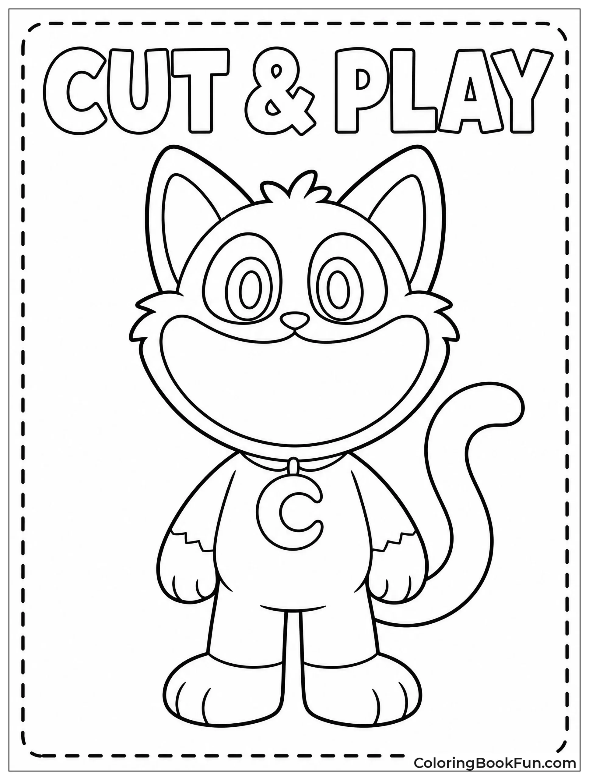 Cutout Doll CatNap Figure