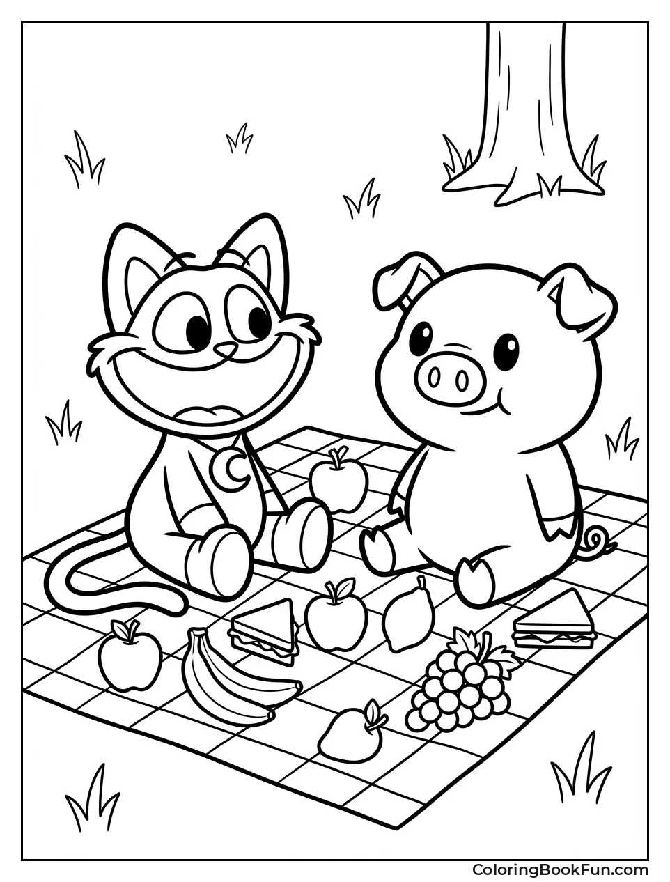 CatNap Picnics with Piggy