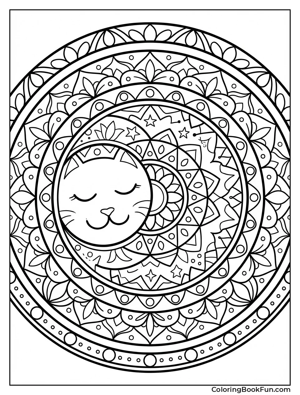 Detailed Moon Pendant Design