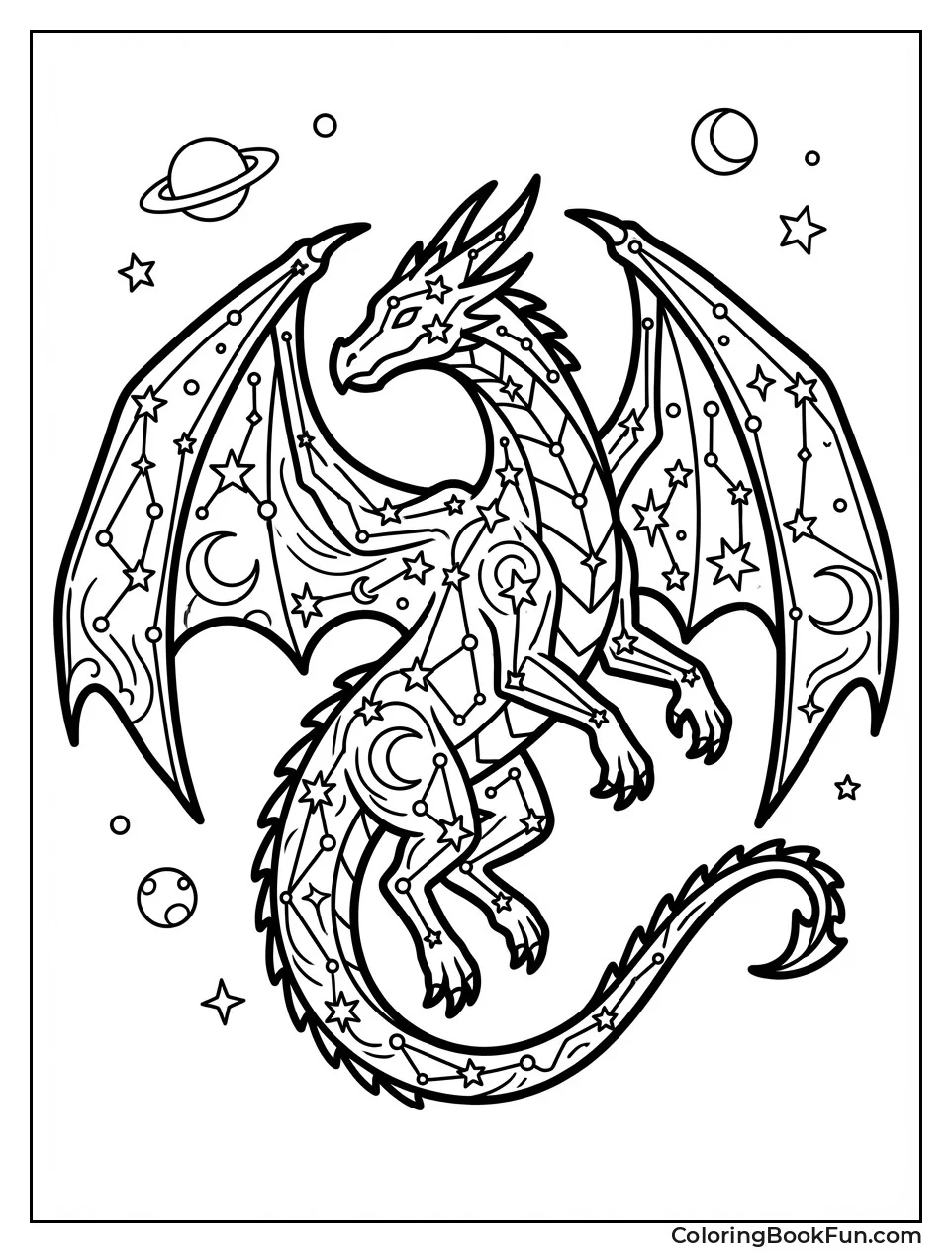 Star Dragon in Space