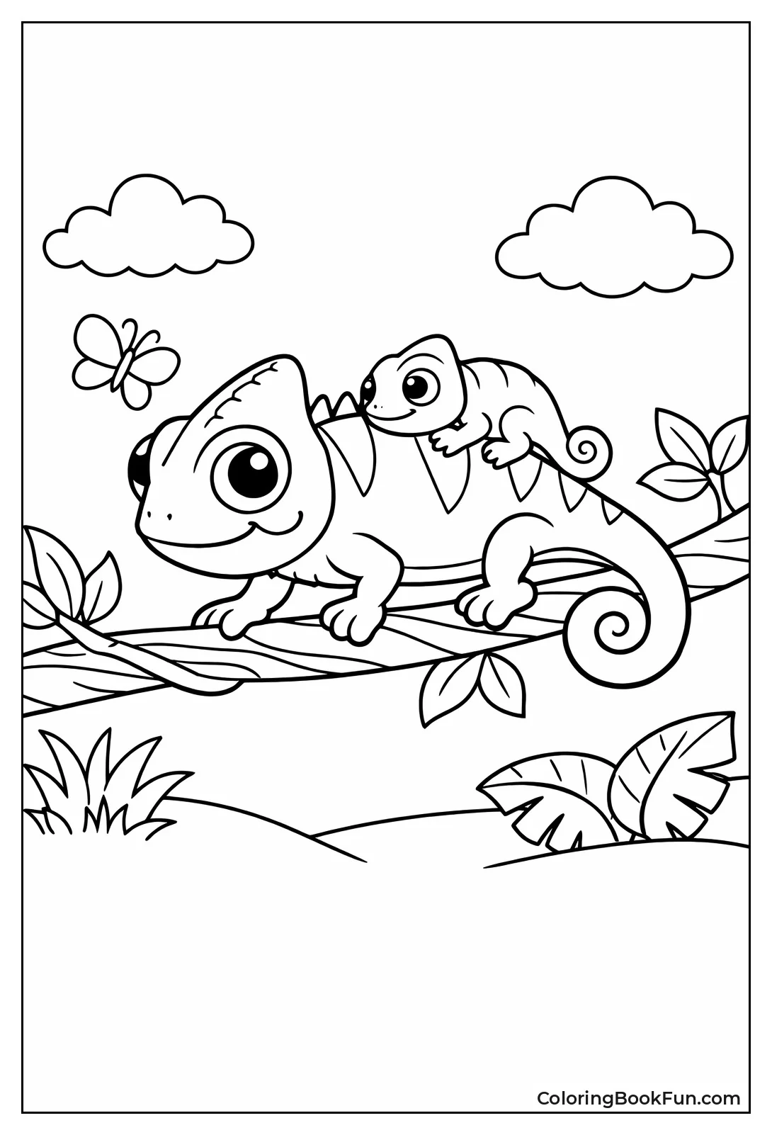 Mom Carries Baby on Back