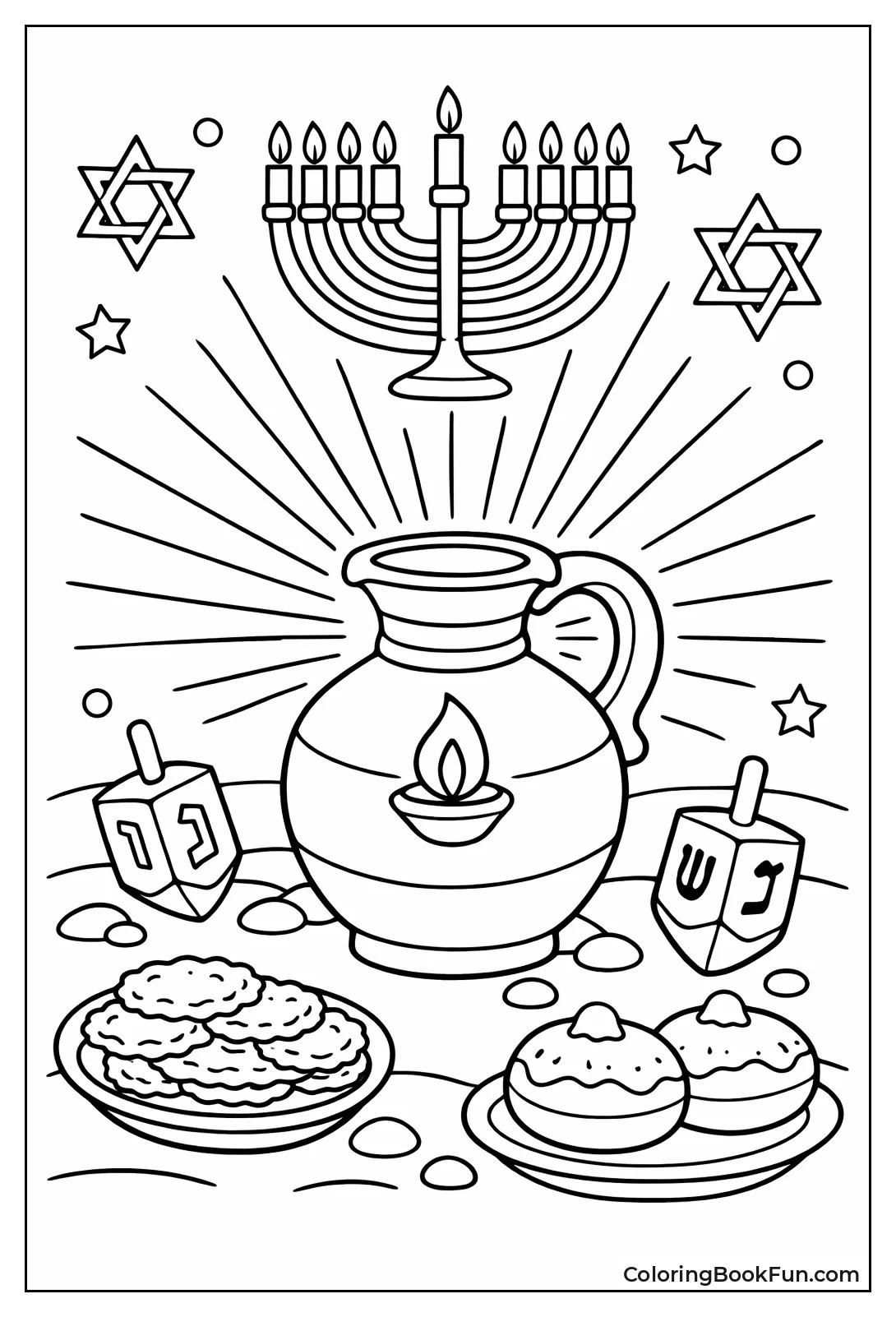 Glowing Miracle Oil Jug