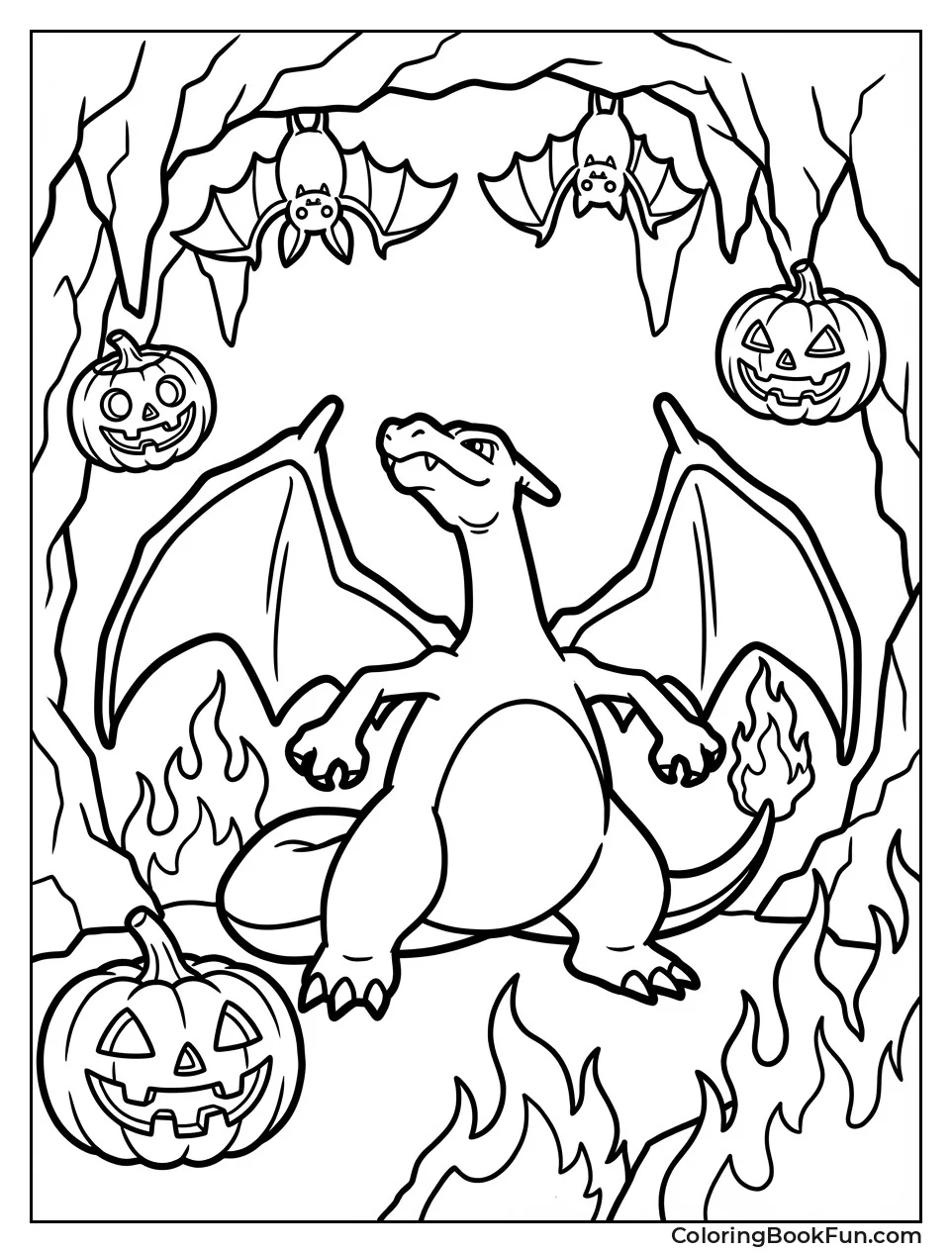 Halloween Charizard in Cave