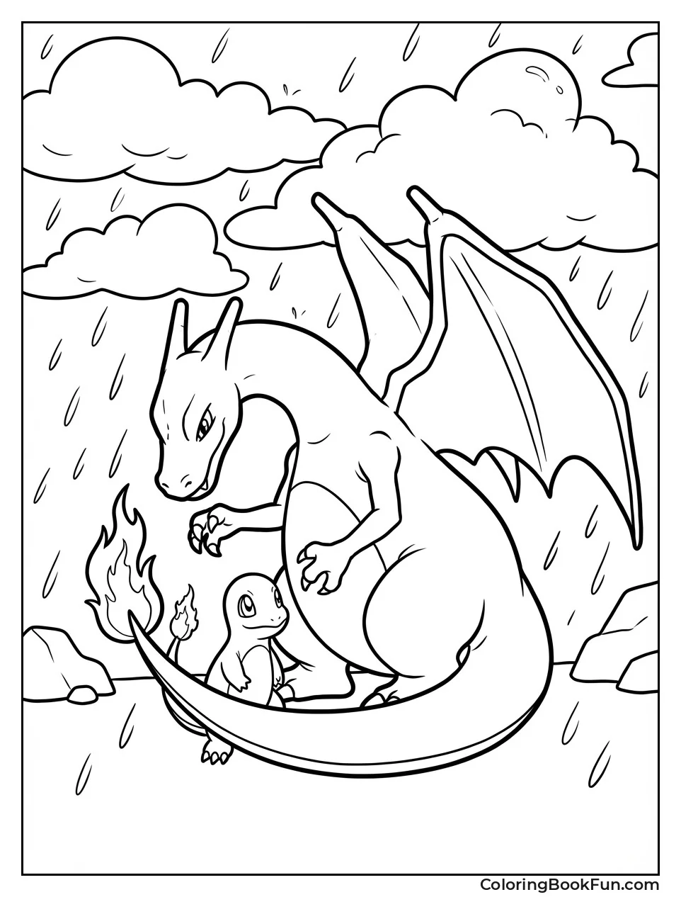 Charizard Protects Baby
