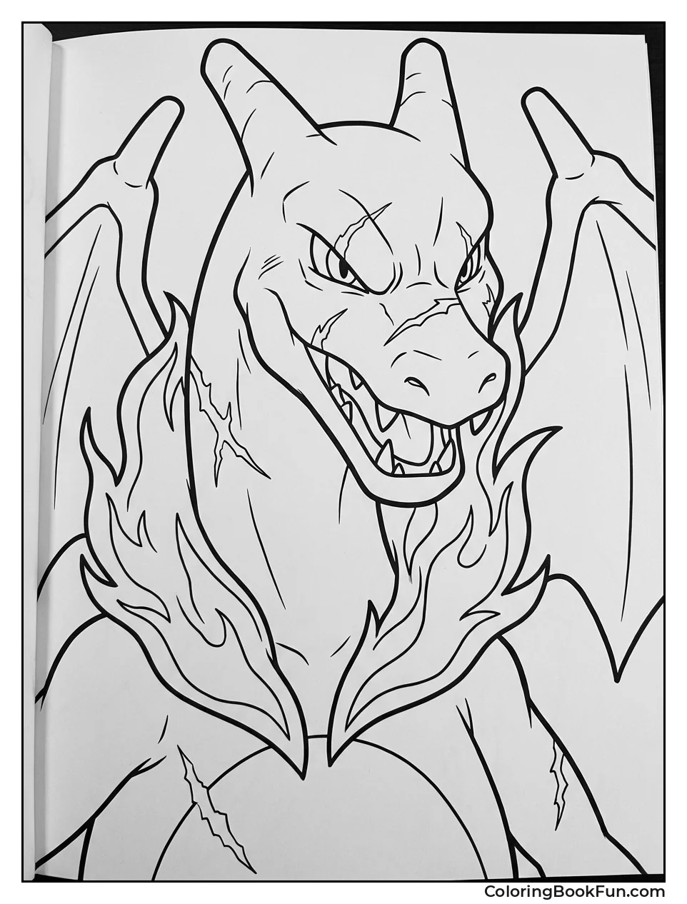 Fierce Charizard VMAX Closeup