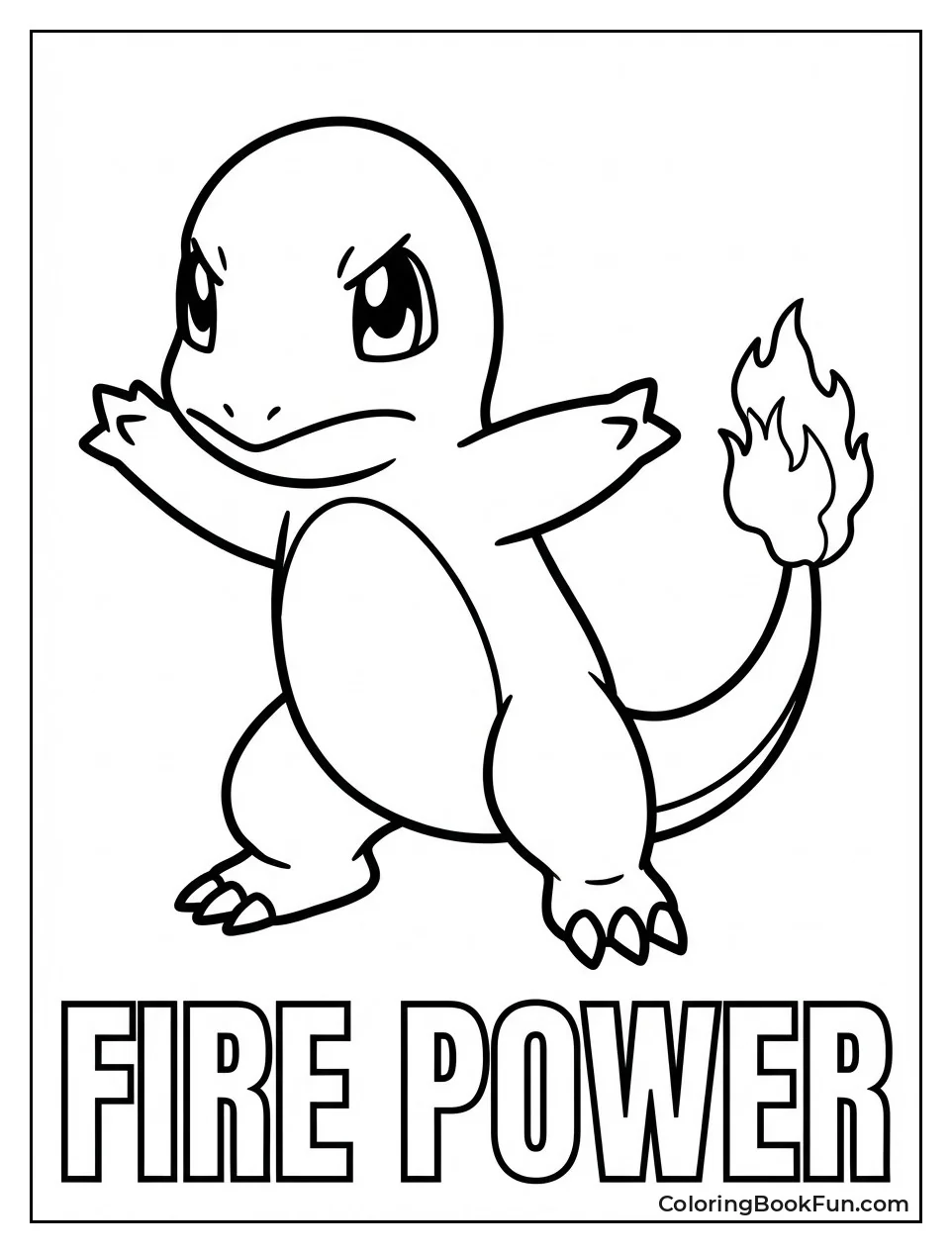 Fierce Charmander Battle Stance