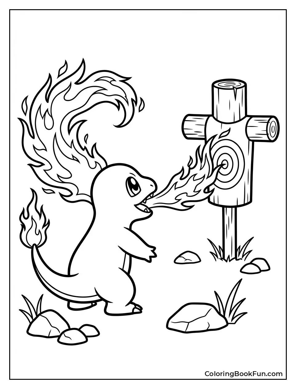 Charmander Flamethrower Training Dummy