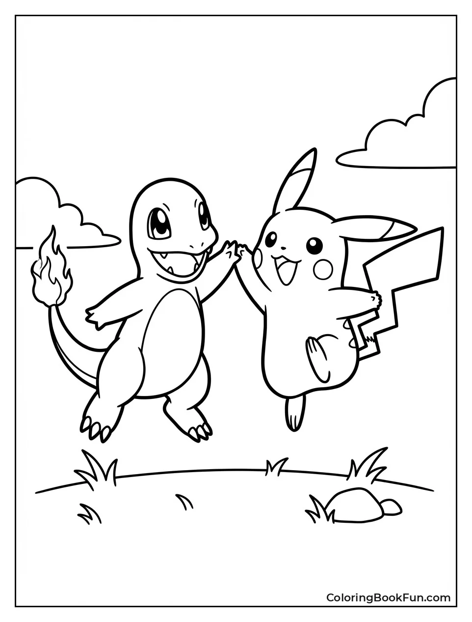High-Five with Pikachu