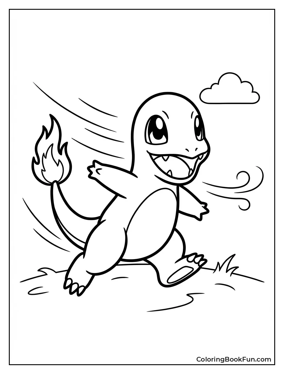 Running Charmander Adventure Lines