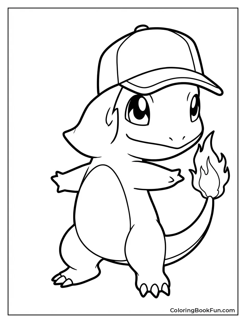 Charmander Wearing Big Hat