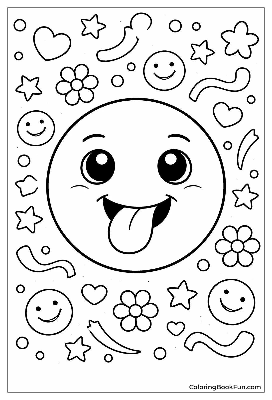 Cheeky Tongue Out Smiley