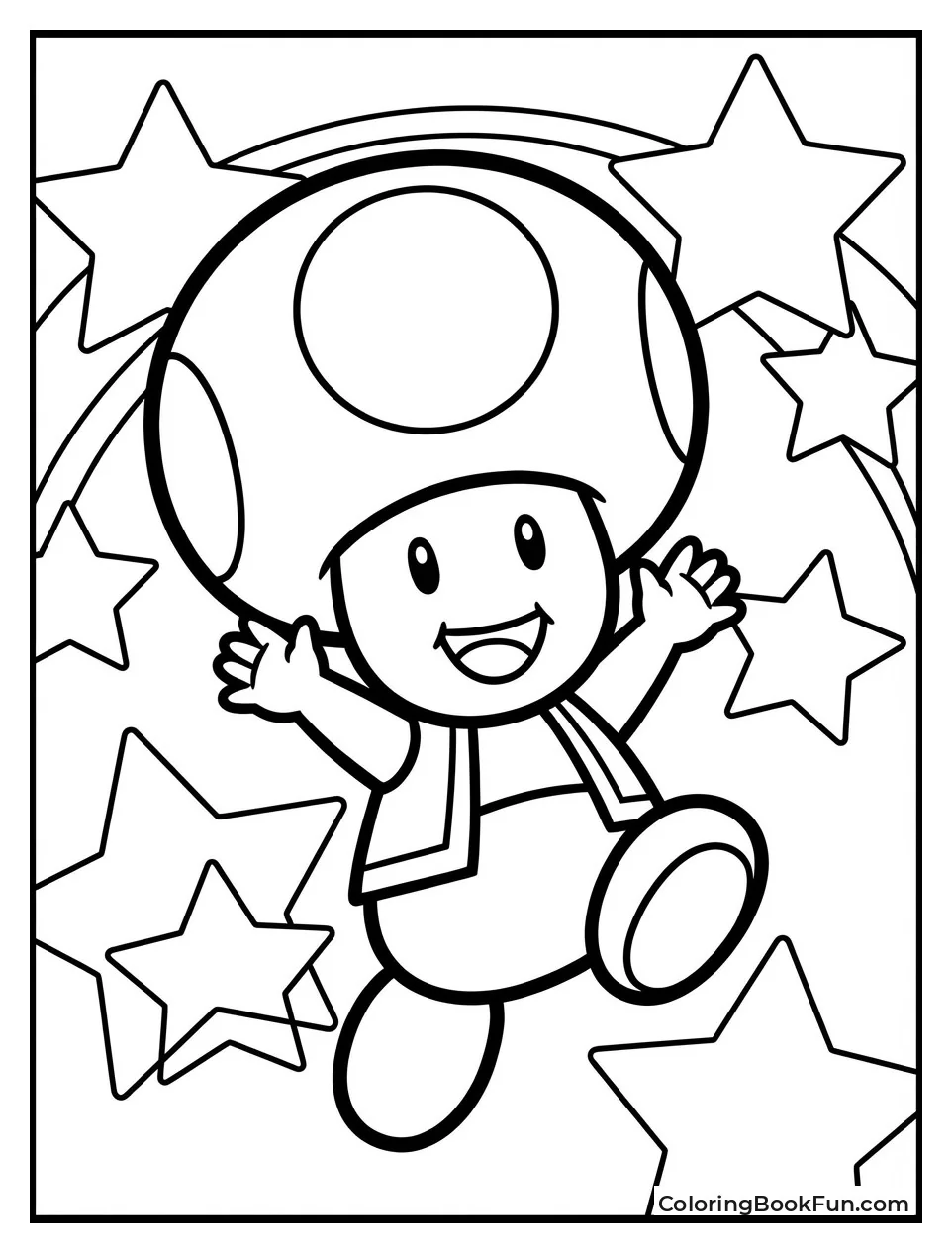 Joyful Toad Jumps High