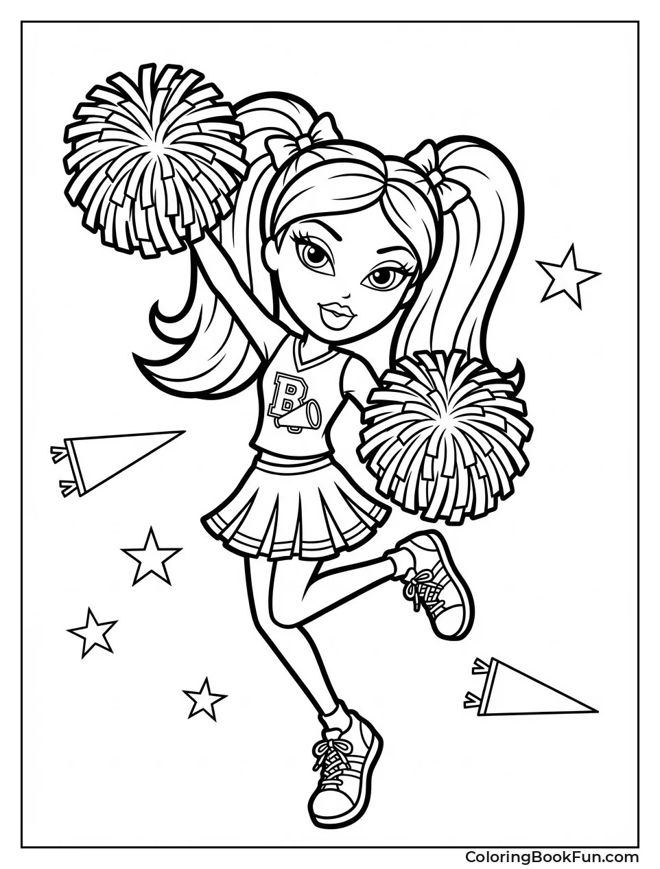 Cheerleader Bratz Waves Pom-Poms