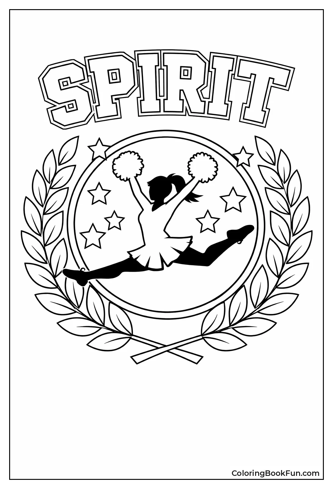 Leaping Cheer Spirit Crest
