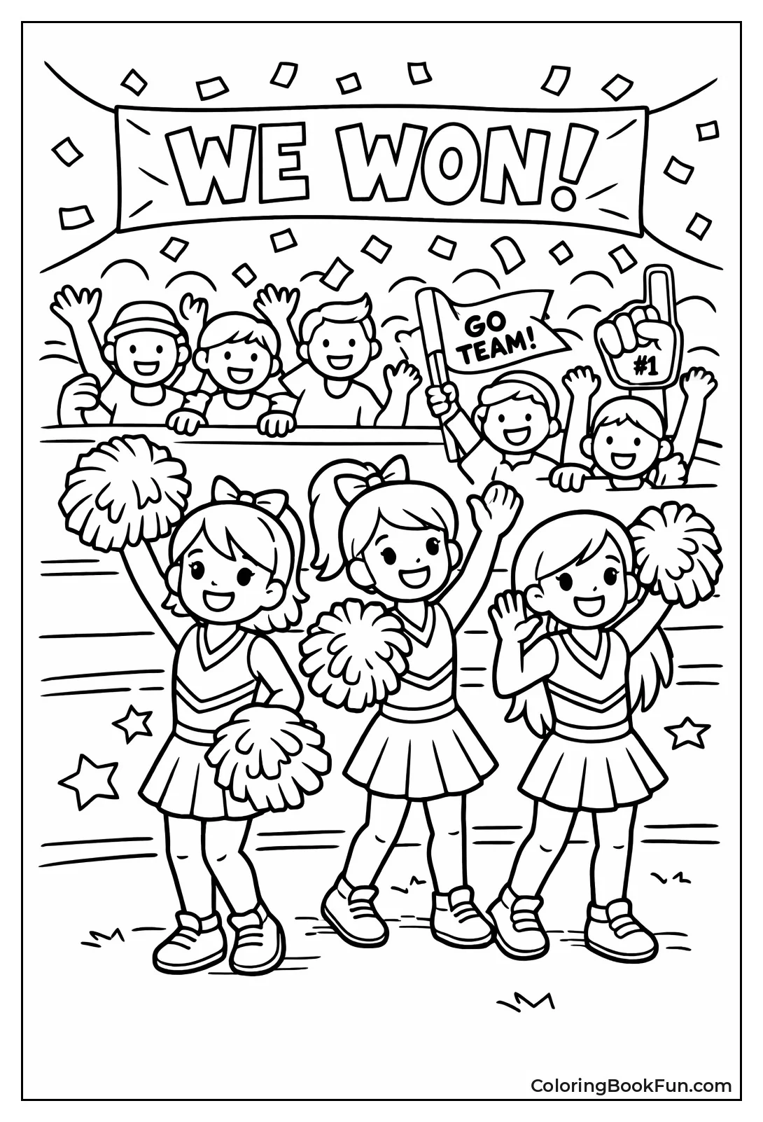 Waving to Happy Fans