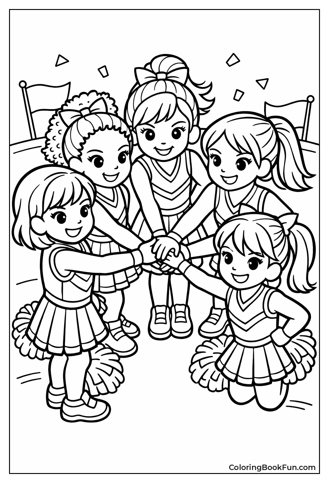 Team Huddle with Hands