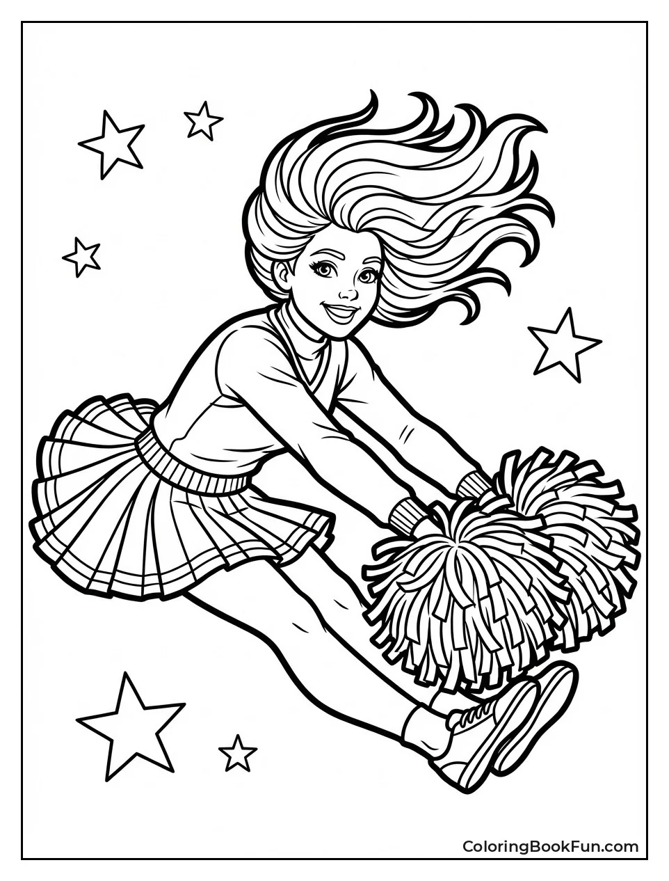 Toe-Touch Jump in Air