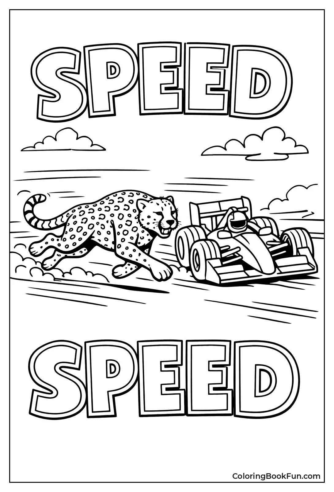 Cheetah Racing Fast Car