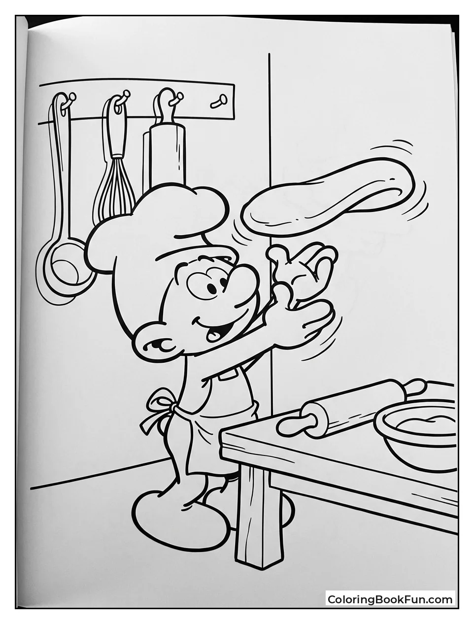 Chef Tosses Dough High