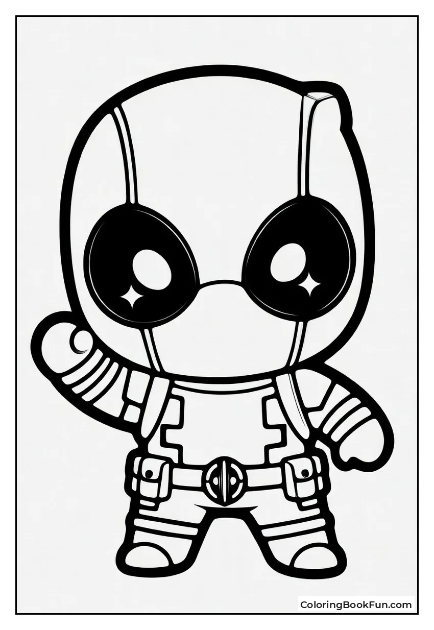 Chibi Deadpool Smile