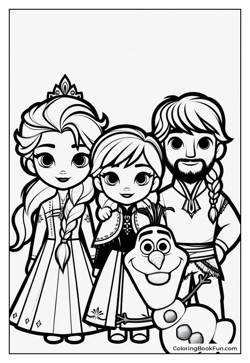 Chibi Elsa and Friends