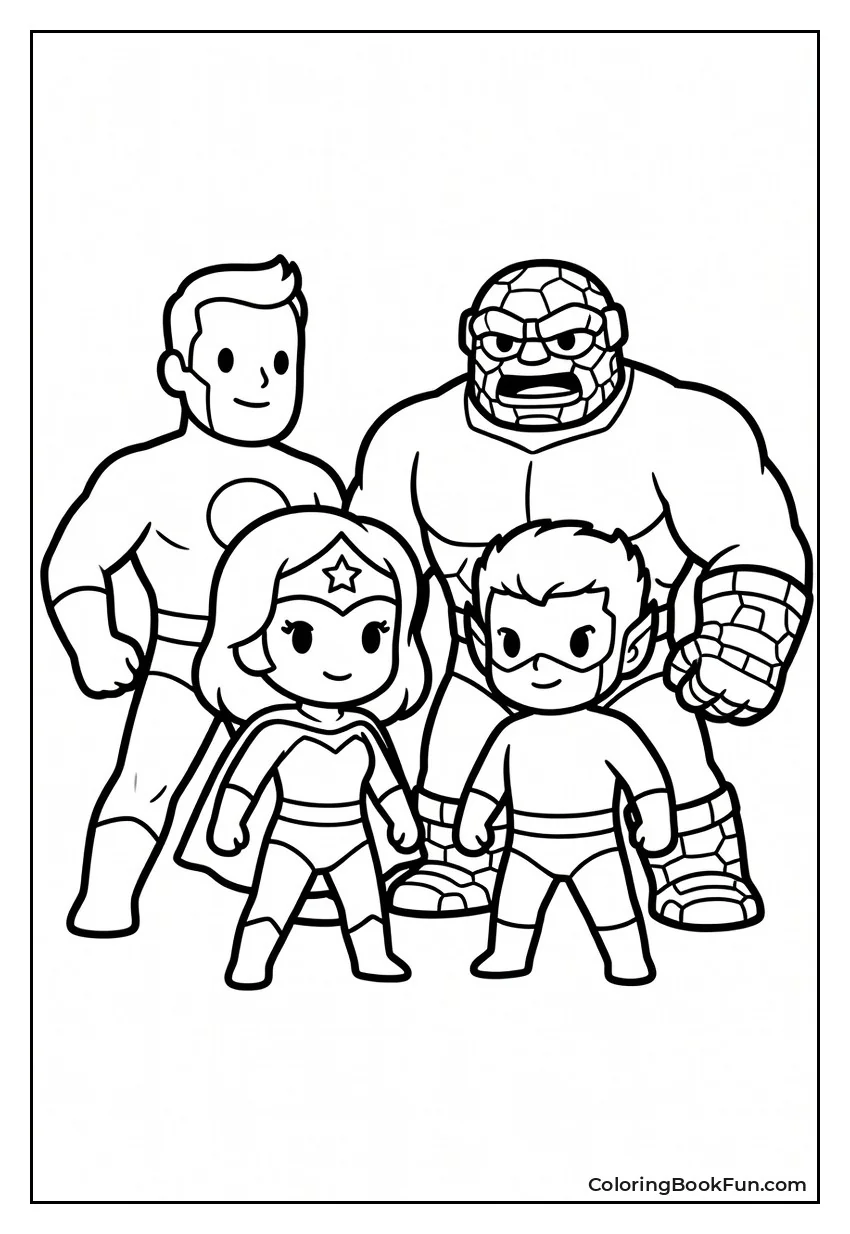 Chibi Fantastic Four