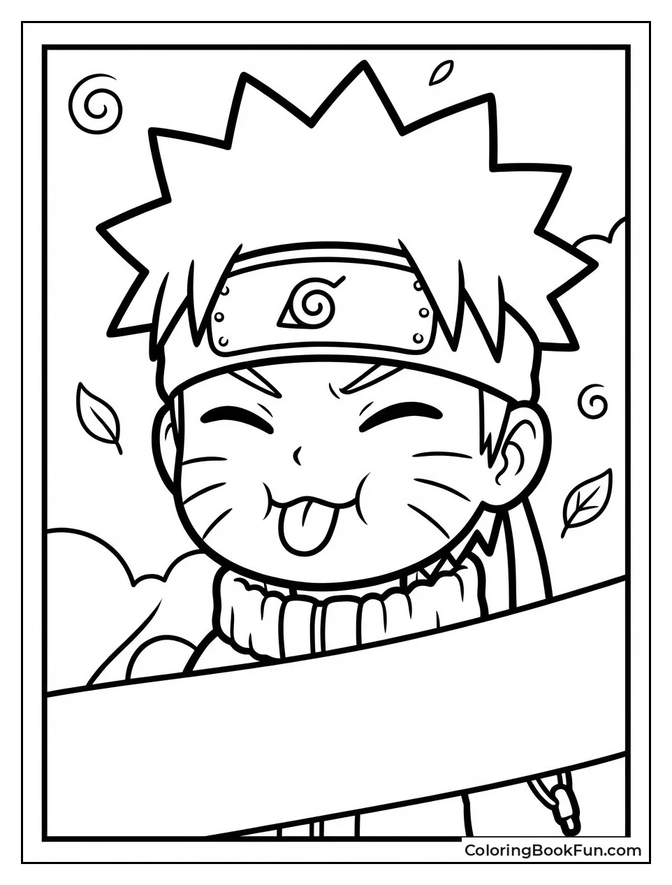 Chibi Naruto Makes Funny Face