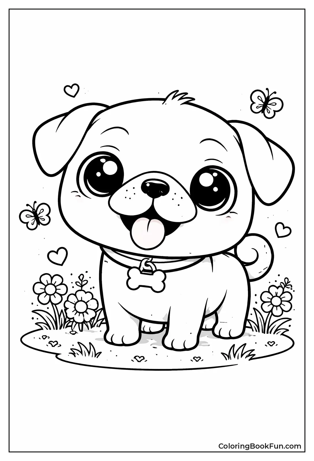 Chibi Pug Has Huge Head