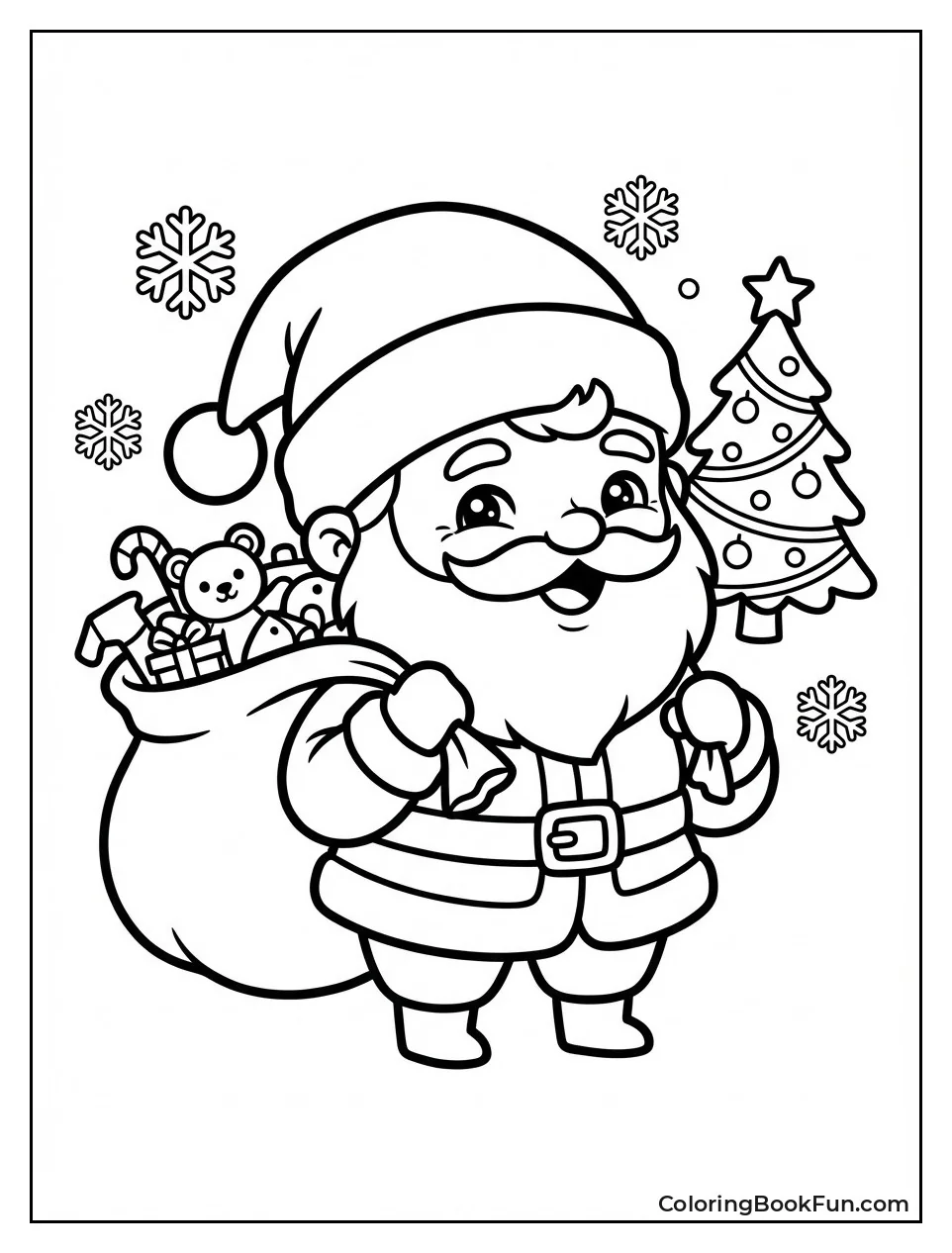 Santa with Toy Sack