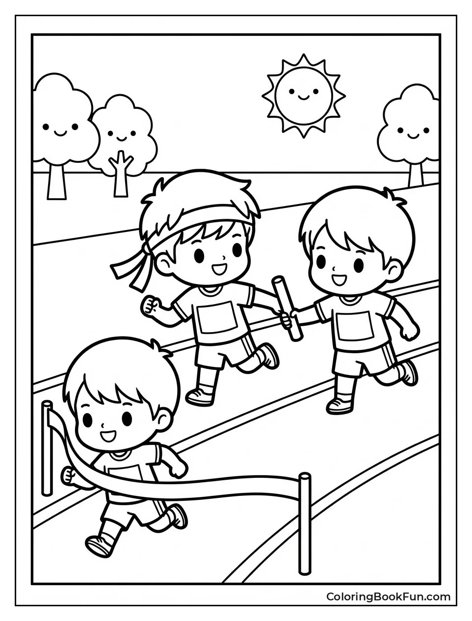 Kids Racing Relay Baton