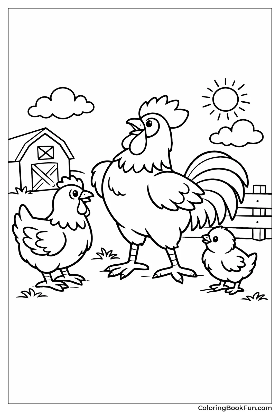 Chickens Show Pecking Order