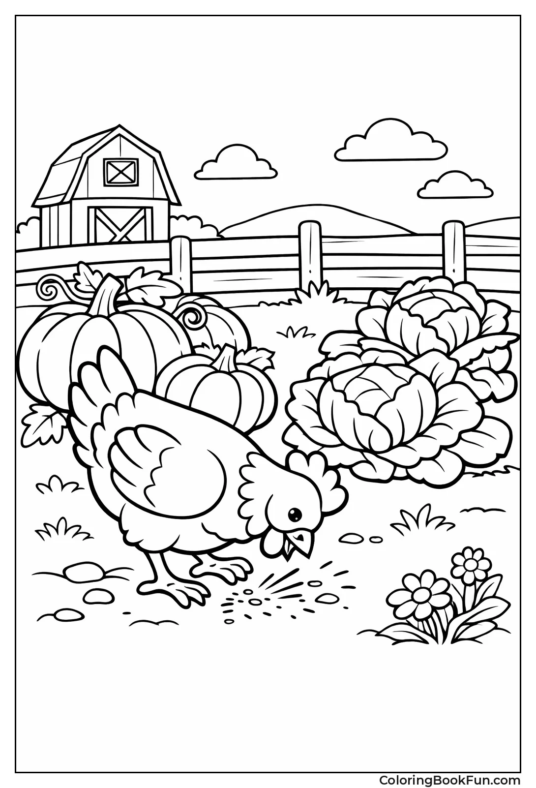 Chicken Scratches Vegetable Garden