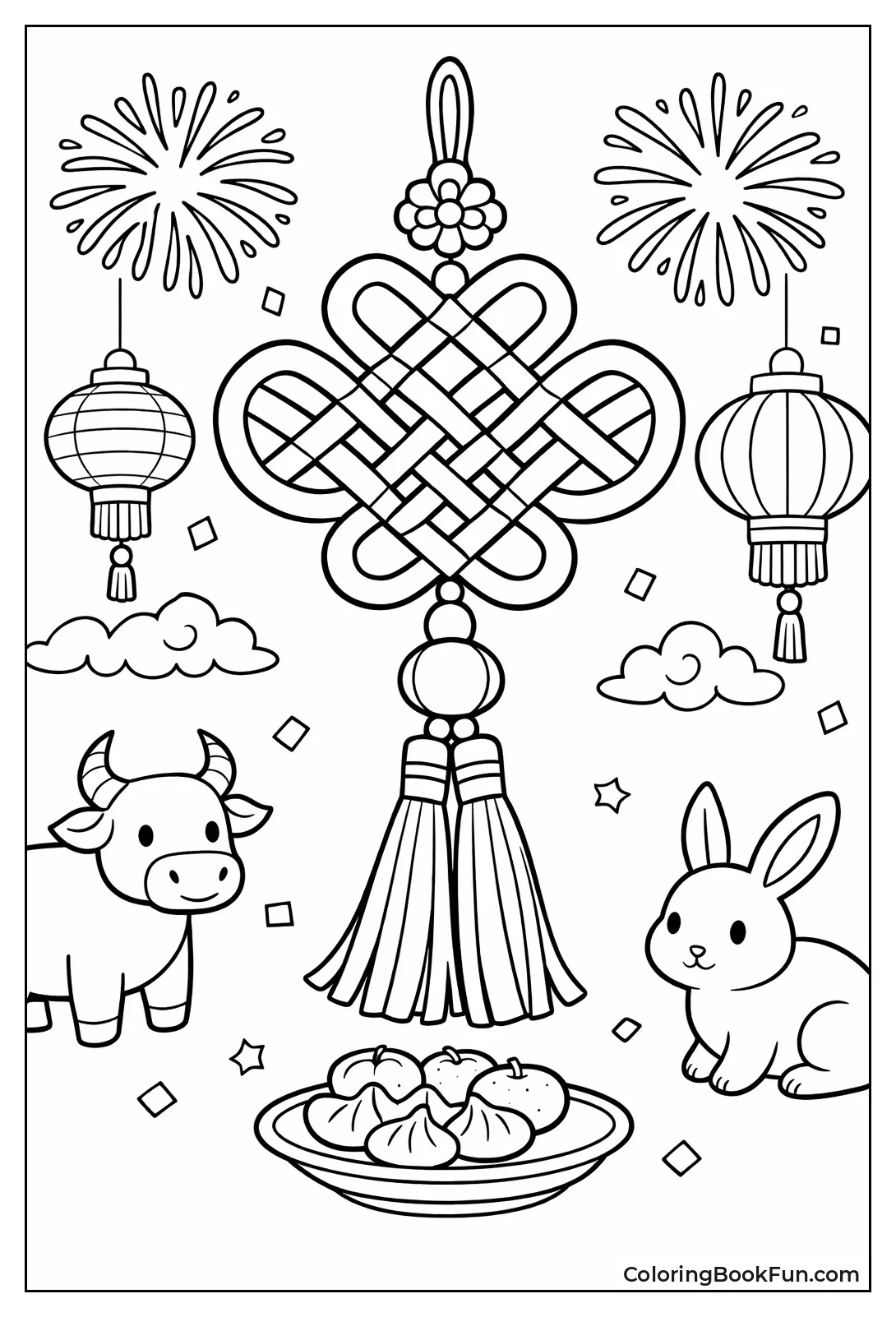 Chinese Knot Tassel Hangs High