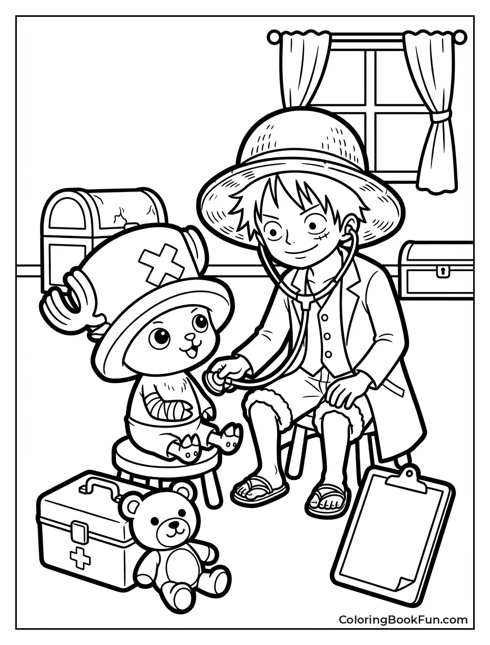 Luffy Plays Doctor with Chopper