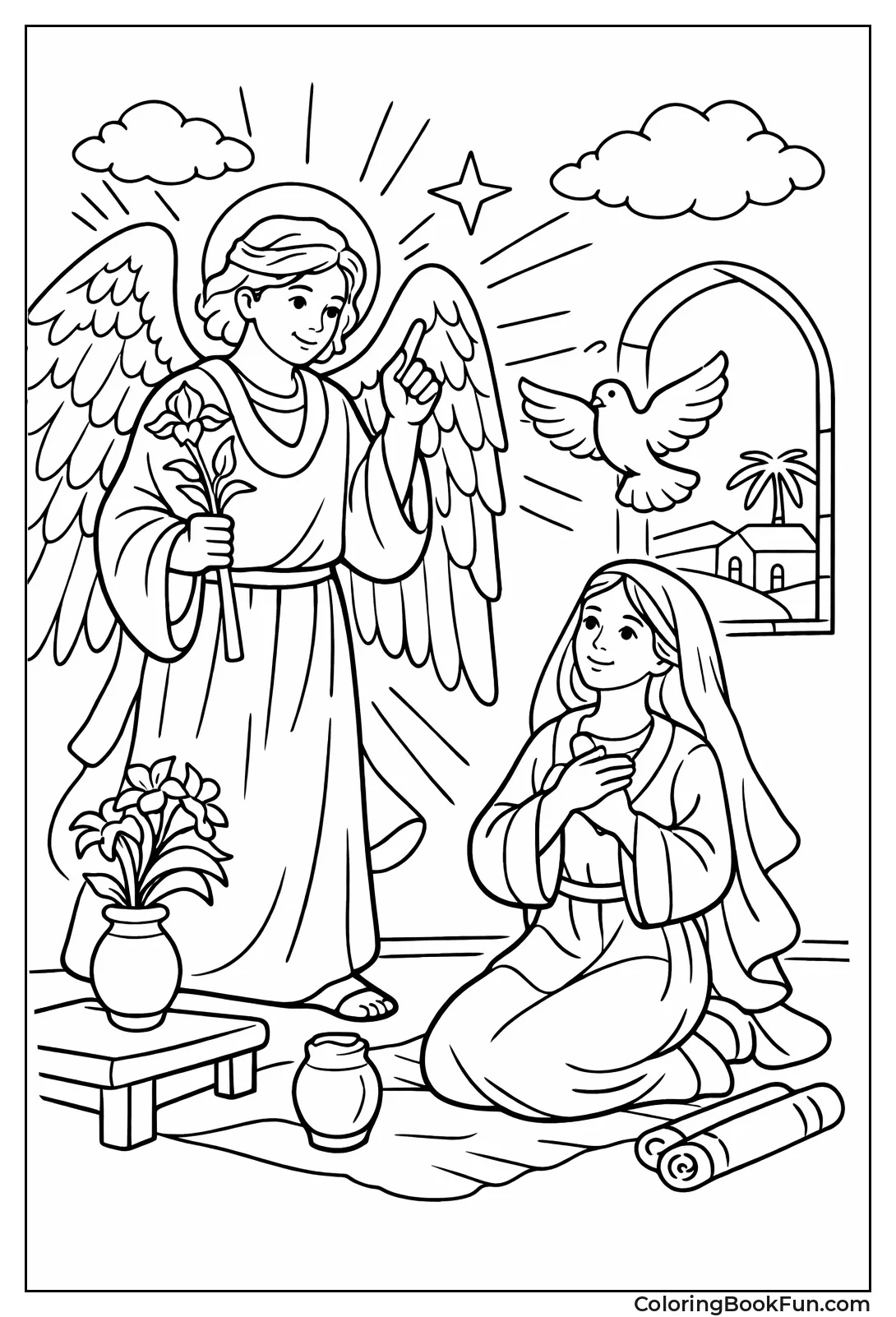 Angel Tells Mary News