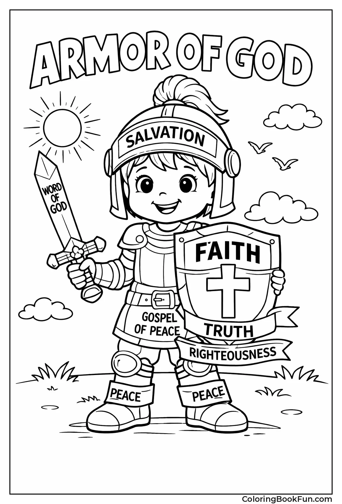 Child in God Armor