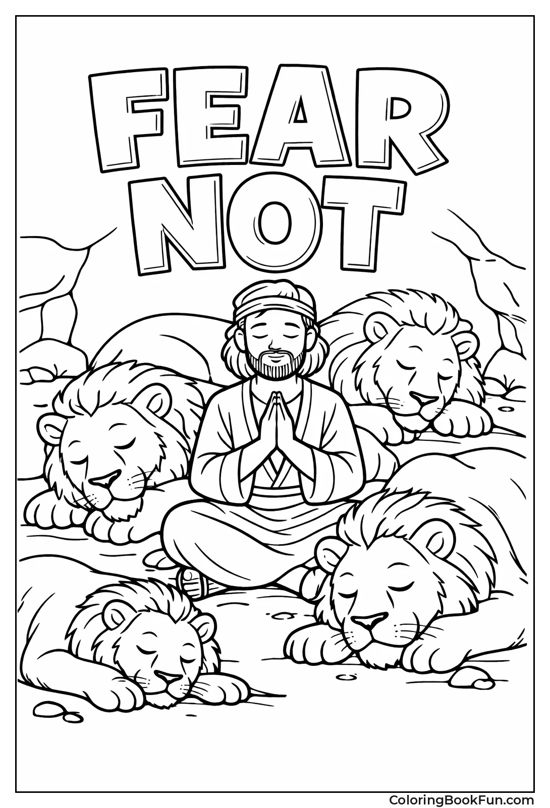 Daniel Prays among Lions