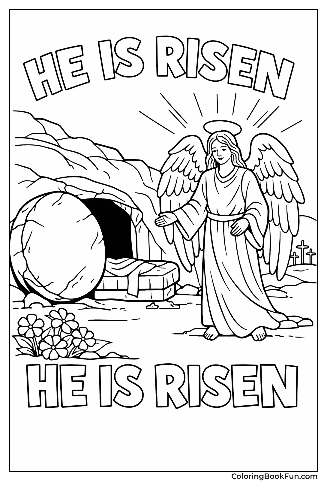 Angel Guards Empty Tomb