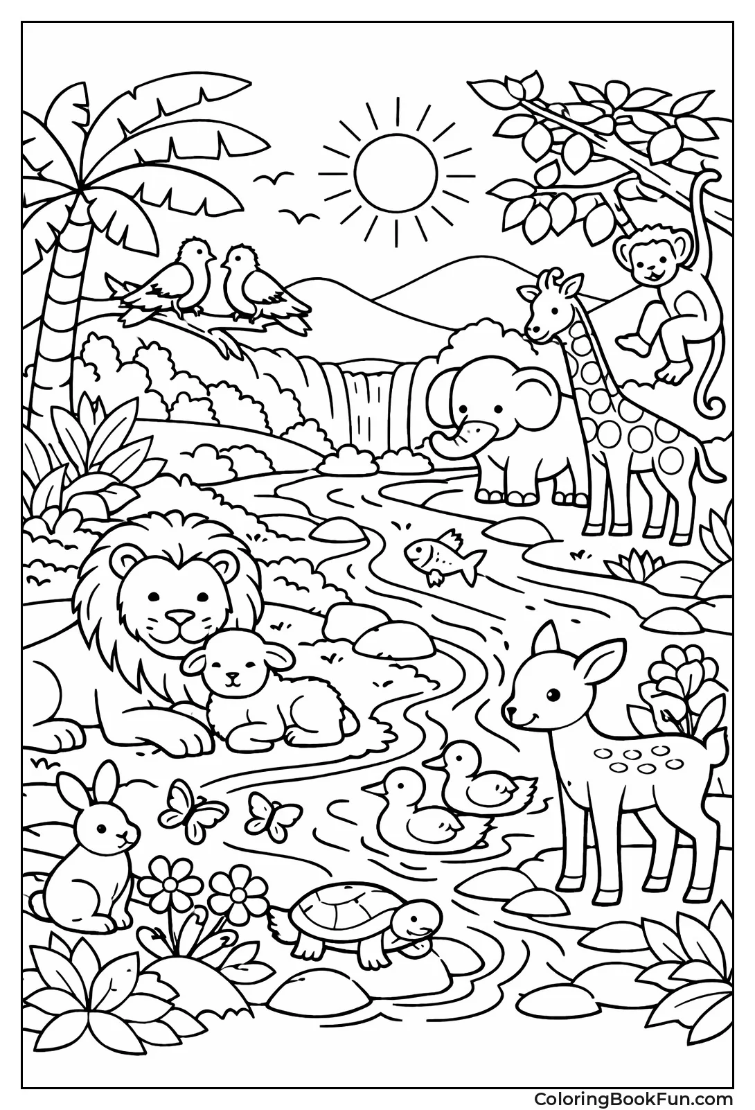 Animals in Eden Garden