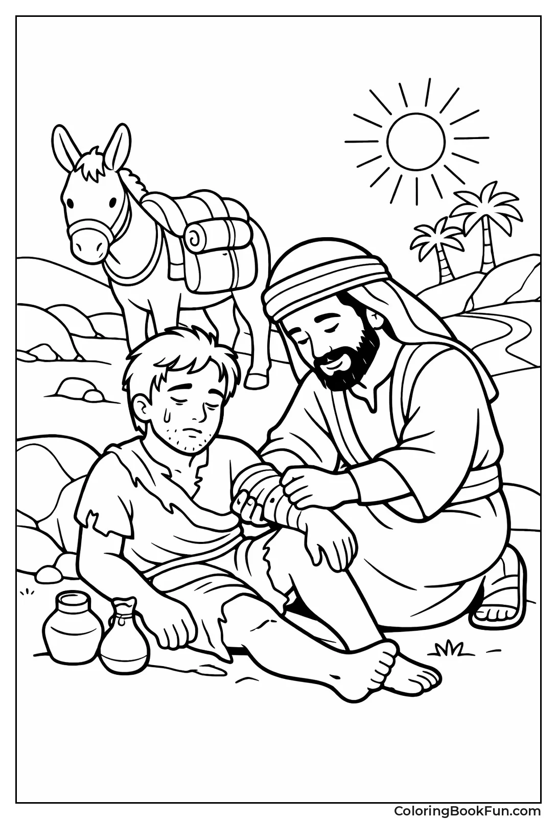 Samaritan Helps Injured Man